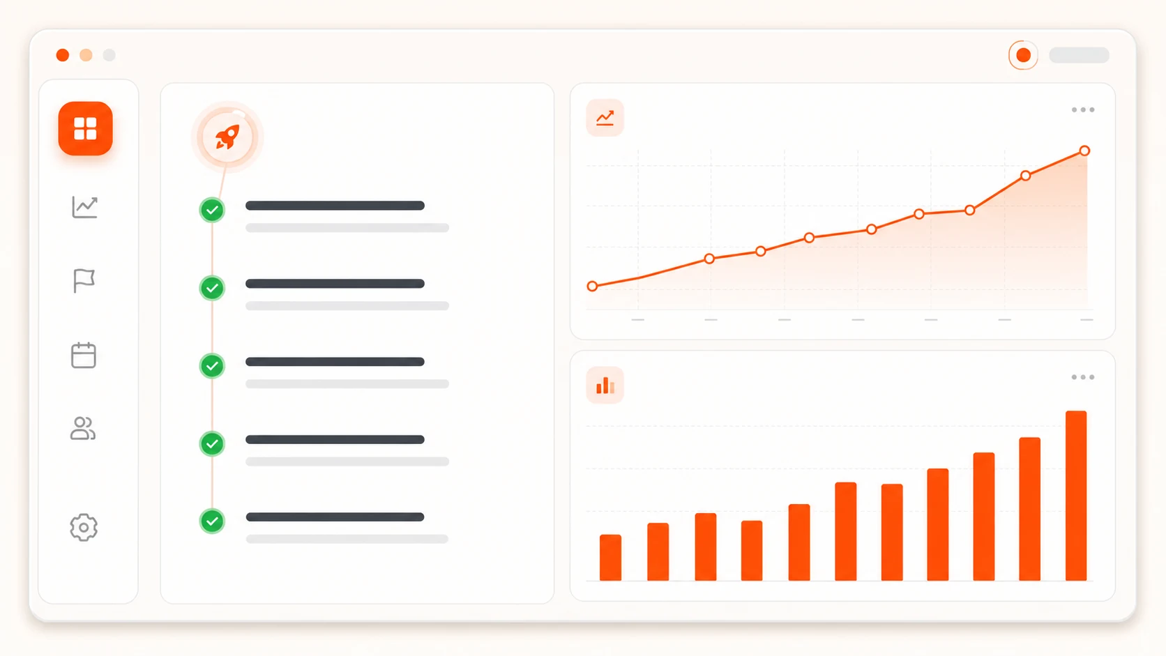 Product launch dashboard